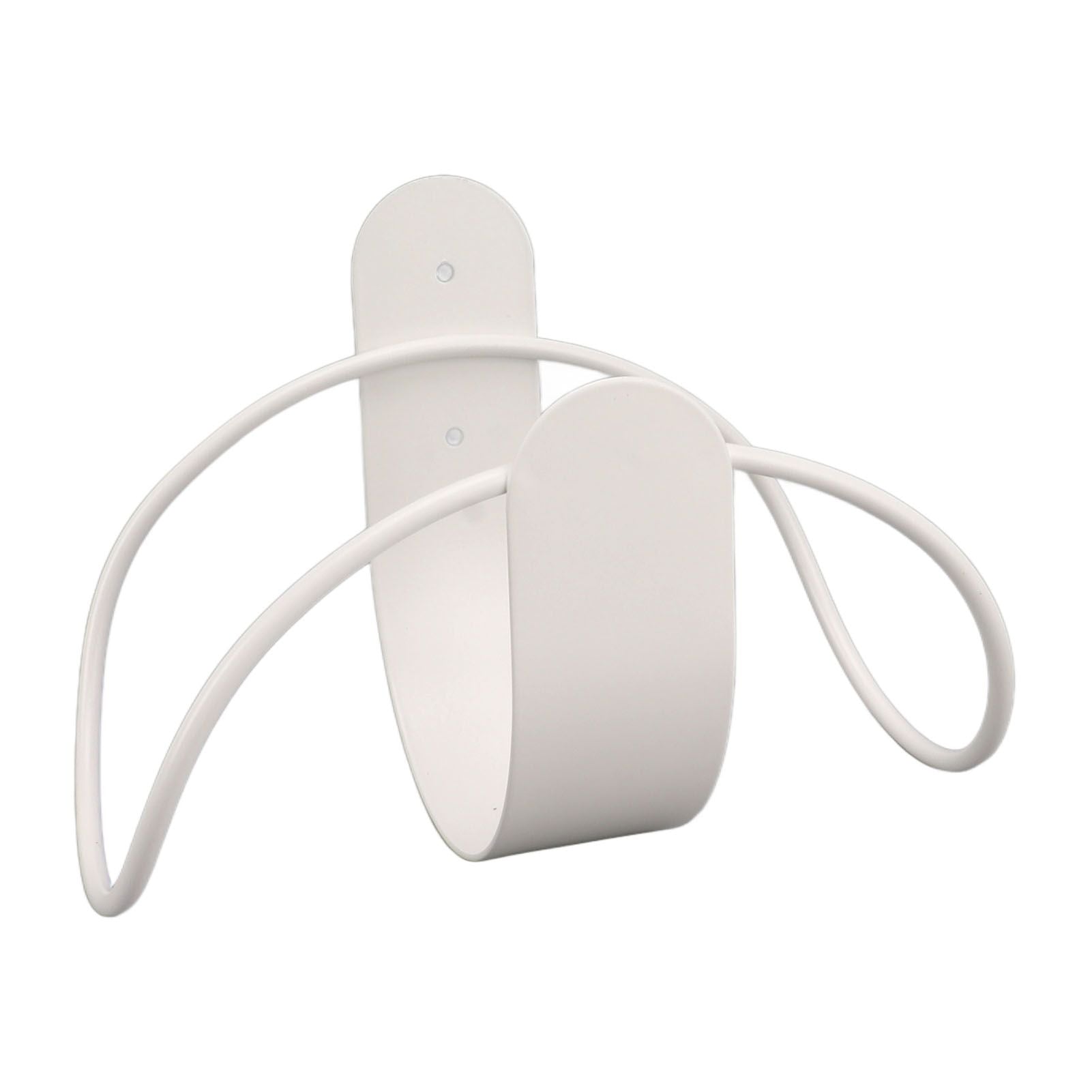 Stainless Steel Garden Hose Bracket Wall Mount Strong Load Bearing Garden Hose Storage Holder Easy To Install Hose Hanger White