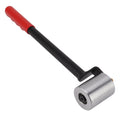 Wallpaper Seam Roller Iron Right Angle Straight Long Handle Smoothing Hand Pressure Roller Tool for PVC Plastic Roofing Decking Membrane
