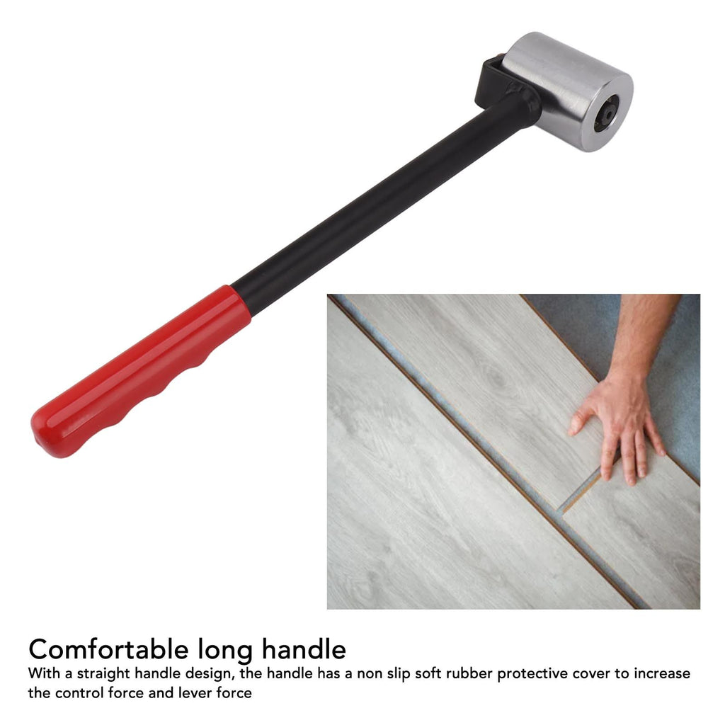 Wallpaper Seam Roller Iron Right Angle Straight Long Handle Smoothing Hand Pressure Roller Tool for PVC Plastic Roofing Decking Membrane