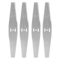 4PCS Lawn Mower Blades Stainless Steel Electric Grass Trimmer Cutter Blade Replacement Set for Yard and Garden Weeder Tool