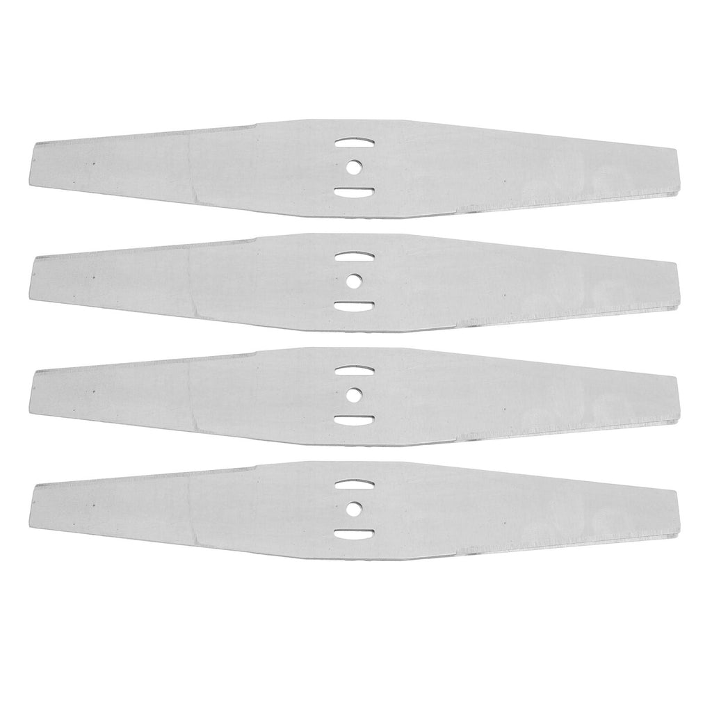 4PCS Lawn Mower Blades Stainless Steel Electric Grass Trimmer Cutter Blade Replacement Set for Yard and Garden Weeder Tool