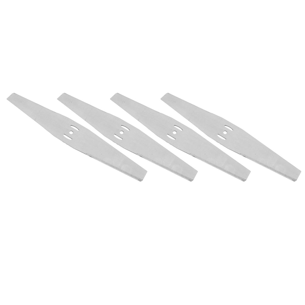 4PCS Lawn Mower Blades Stainless Steel Electric Grass Trimmer Cutter Blade Replacement Set for Yard and Garden Weeder Tool