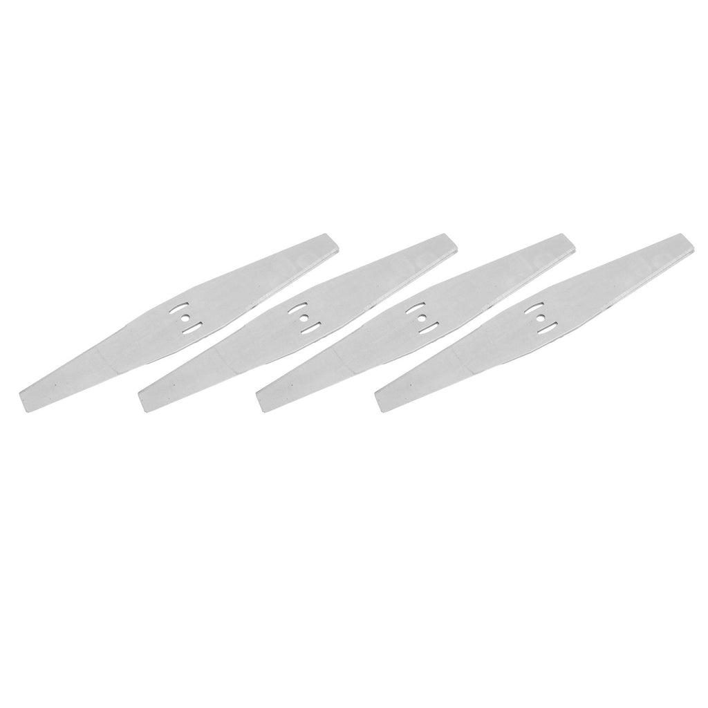 4PCS Lawn Mower Blades Stainless Steel Electric Grass Trimmer Cutter Blade Replacement Set for Yard and Garden Weeder Tool