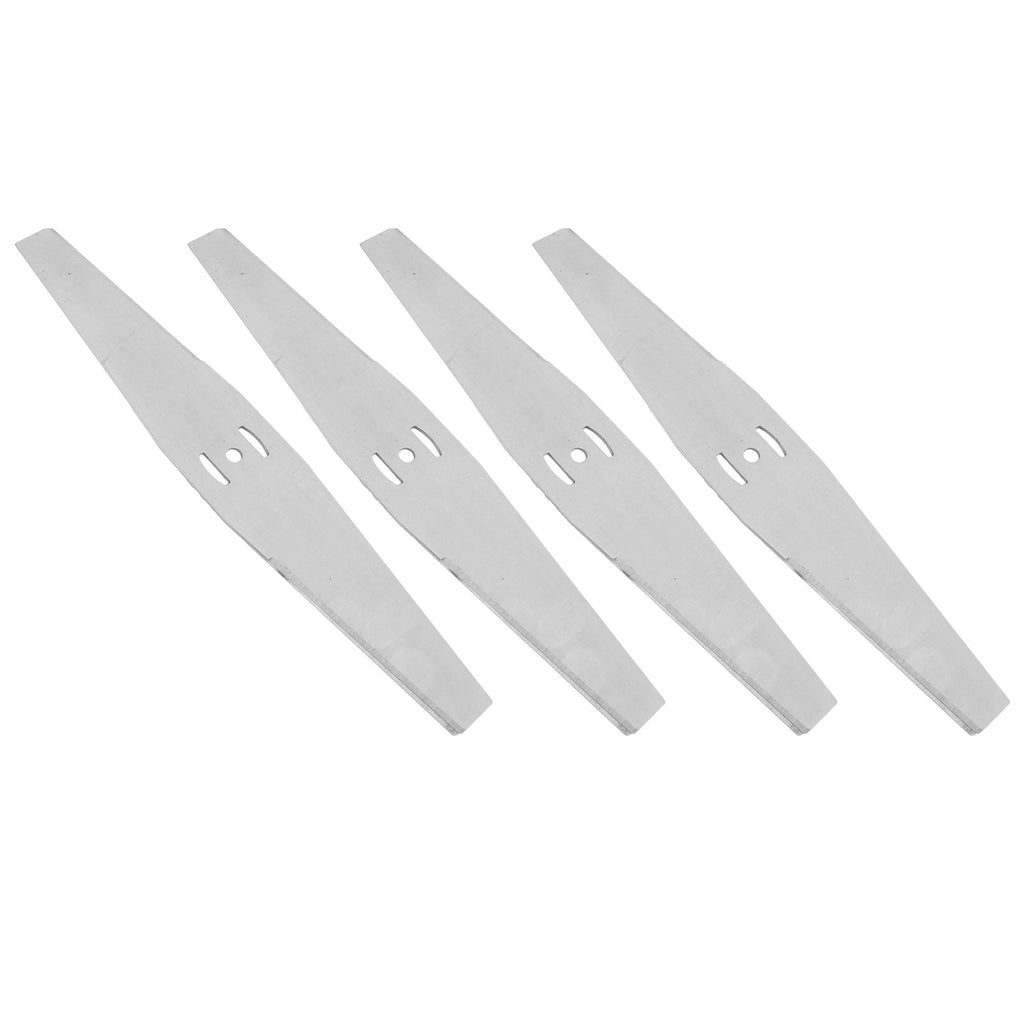 4PCS Lawn Mower Blades Stainless Steel Electric Grass Trimmer Cutter Blade Replacement Set for Yard and Garden Weeder Tool