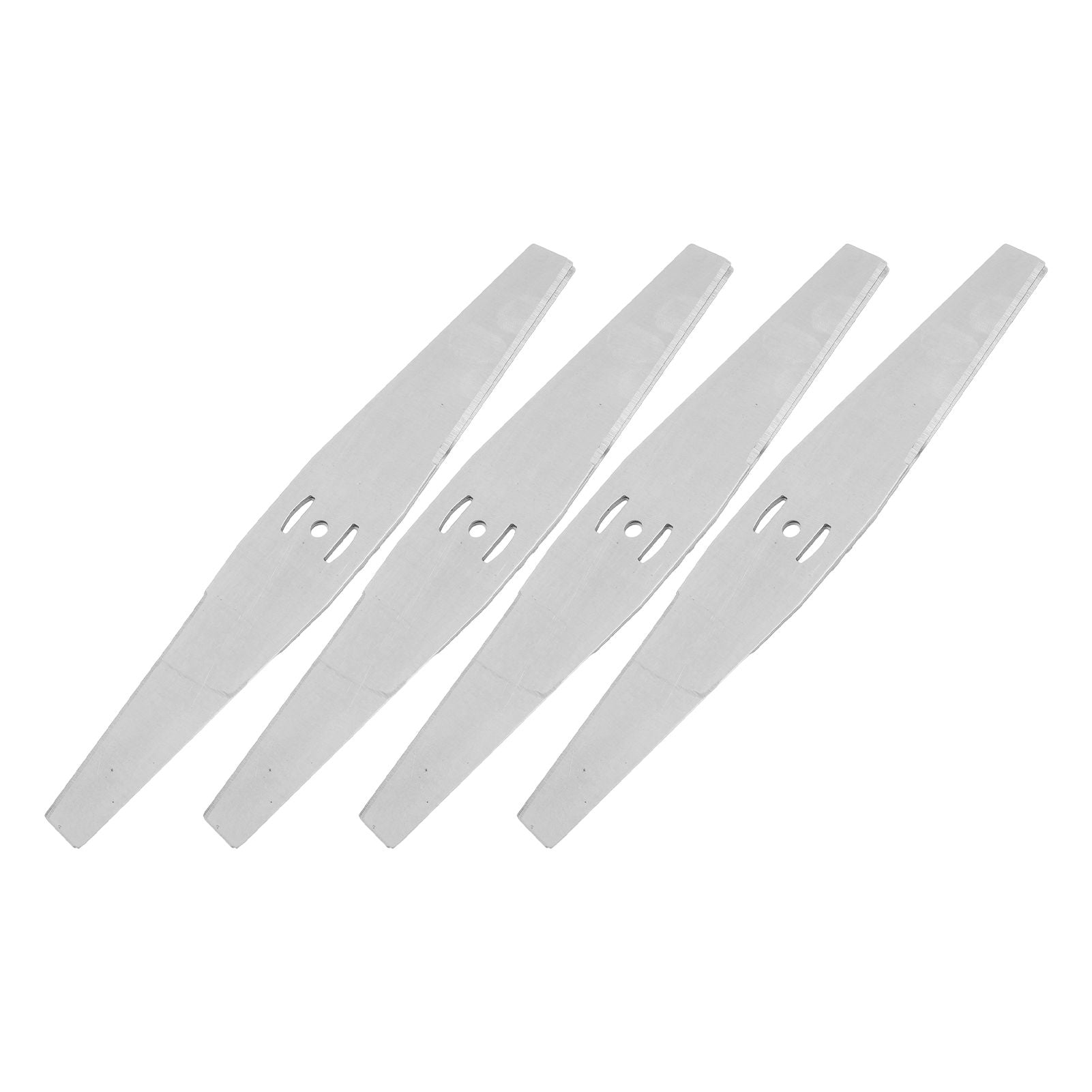 4PCS Lawn Mower Blades Stainless Steel Electric Grass Trimmer Cutter Blade Replacement Set for Yard and Garden Weeder Tool