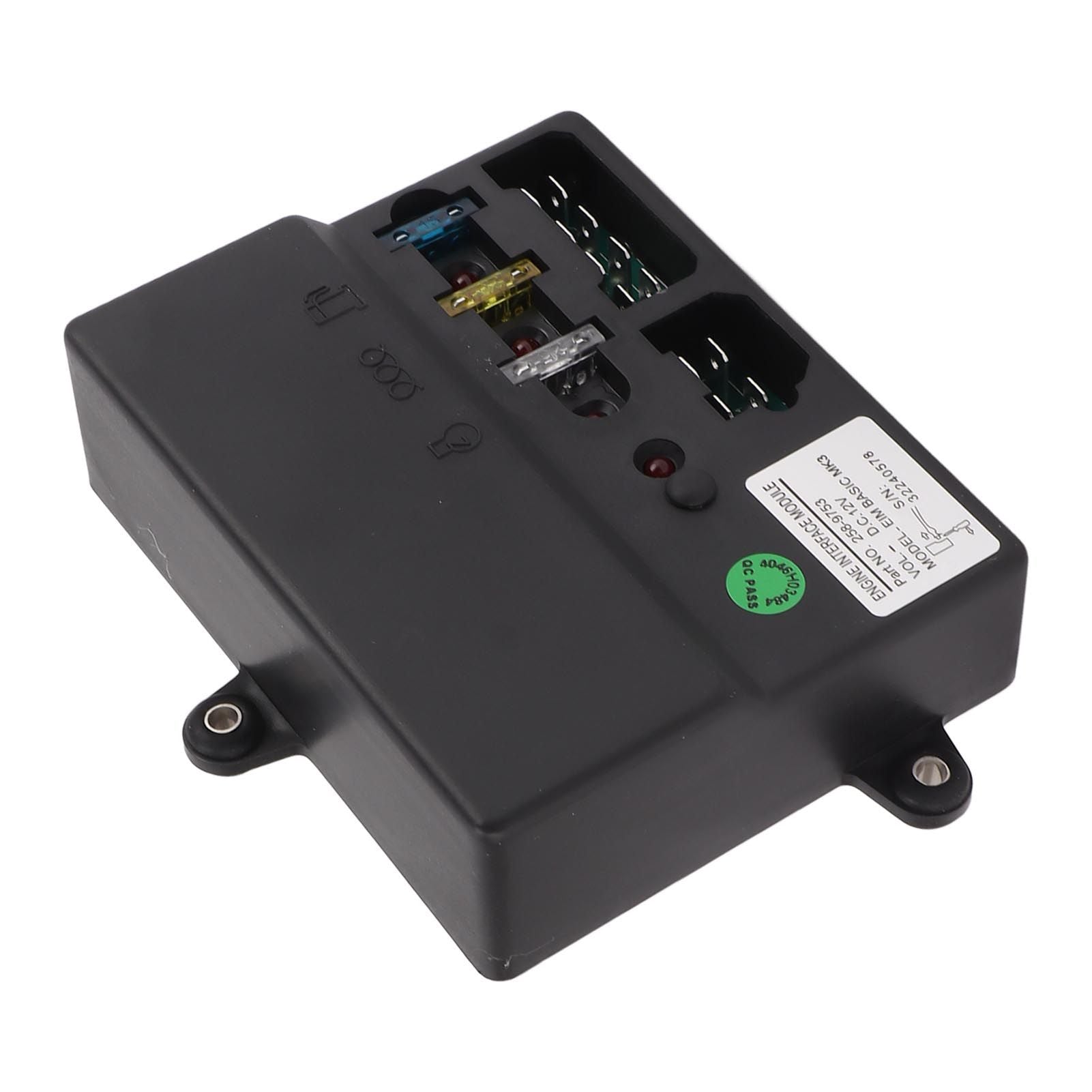 Generator Controller Multifunctional 147mm Mounting Hole Distance Engine Interface Module 258 9754 258 9753 MK3 12V