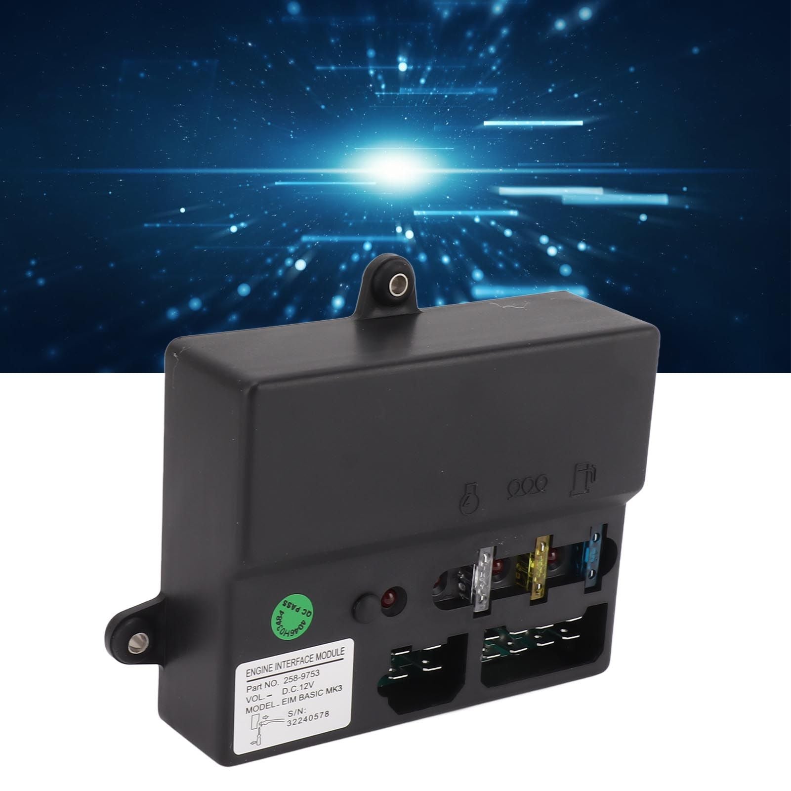 Generator Controller Multifunctional 147mm Mounting Hole Distance Engine Interface Module 258 9754 258 9753 MK3 12V