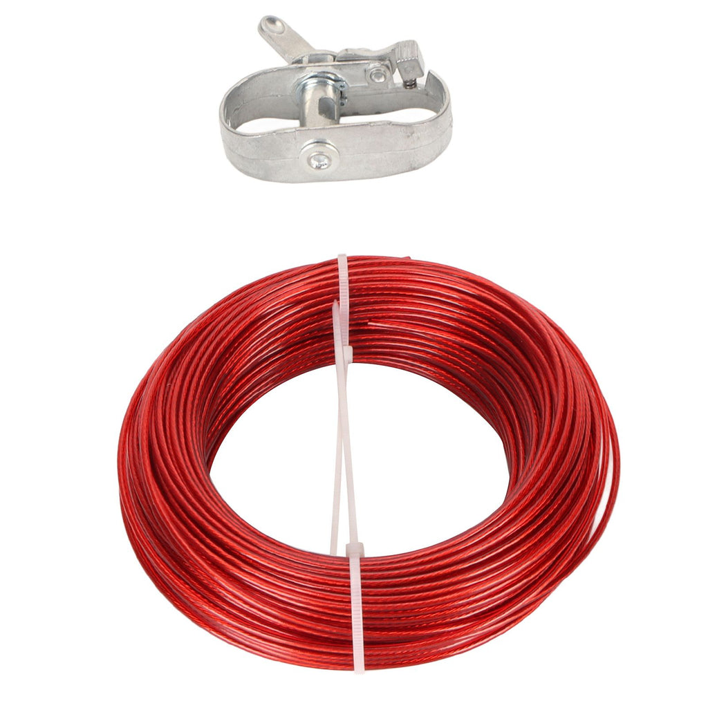 150ft Pool Cover Cable with Rustproof Aluminum Winch for Above Ground Swimming Pool