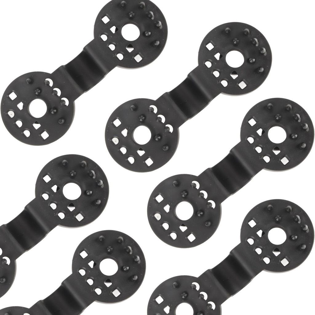 50 Pcs Shade Cloth Plastic Clips Round Sunshade Net Fixing Clip for Garden Netting Anti Bird Netting