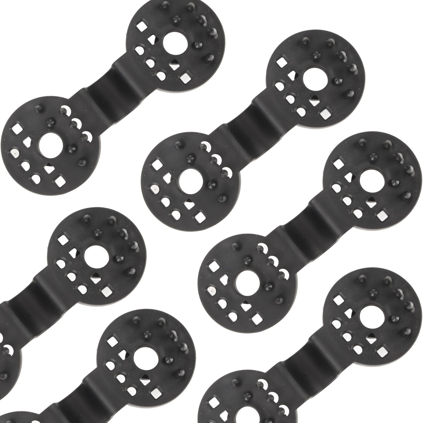 50 Pcs Shade Cloth Plastic Clips Round Sunshade Net Fixing Clip for Garden Netting Anti Bird Netting