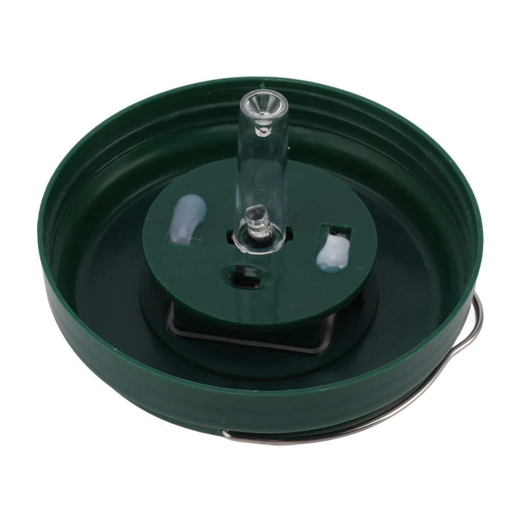 Wasp Catcher LED Solar Powered Waterproof Hornet Traps for Wasp Fruit Fly Garden Terrace Farmland Green