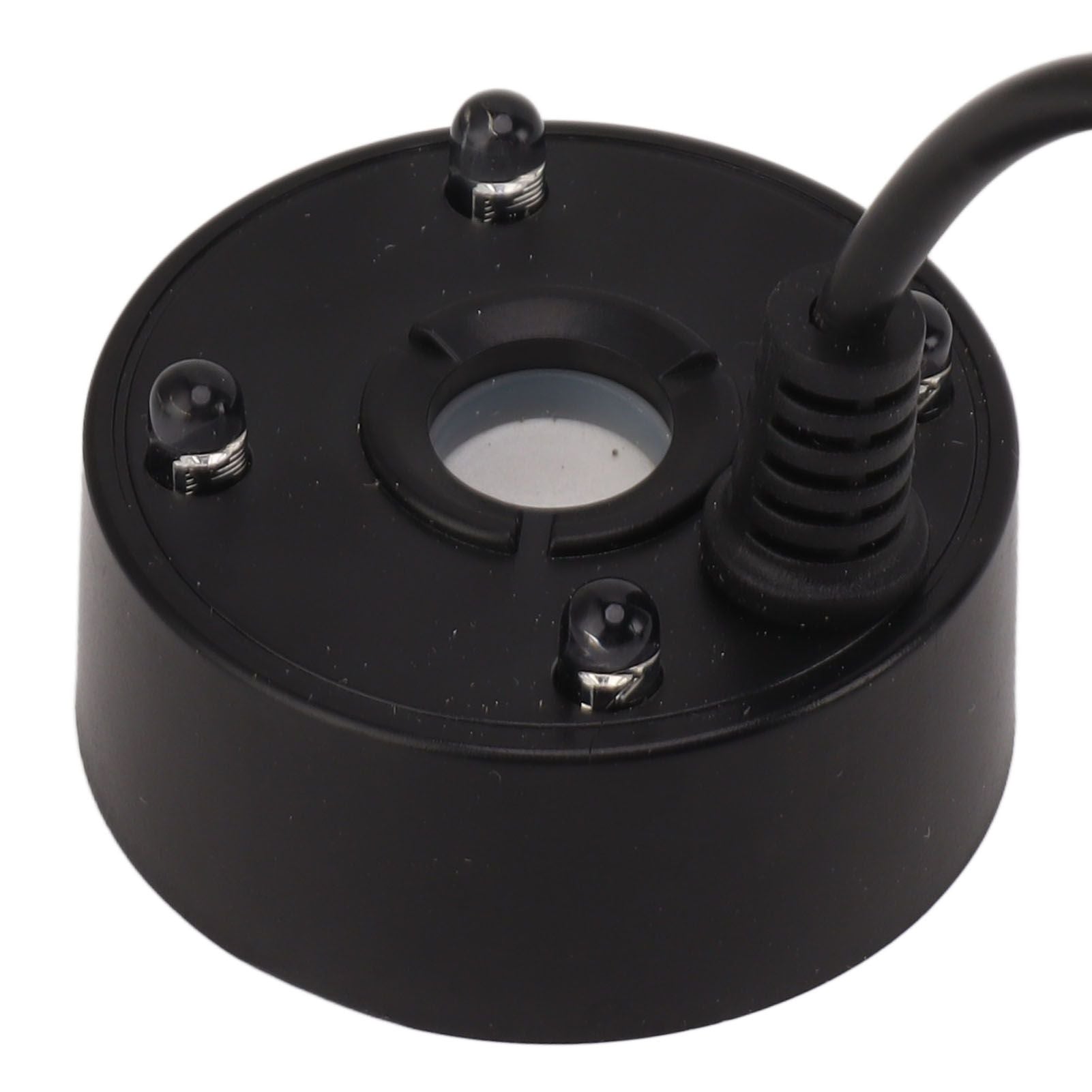 Mist Maker USB Colorful LED Lights 5V Ultra Sound Fountain Atomizer for Pond Rockery Fish Tank Sink Black