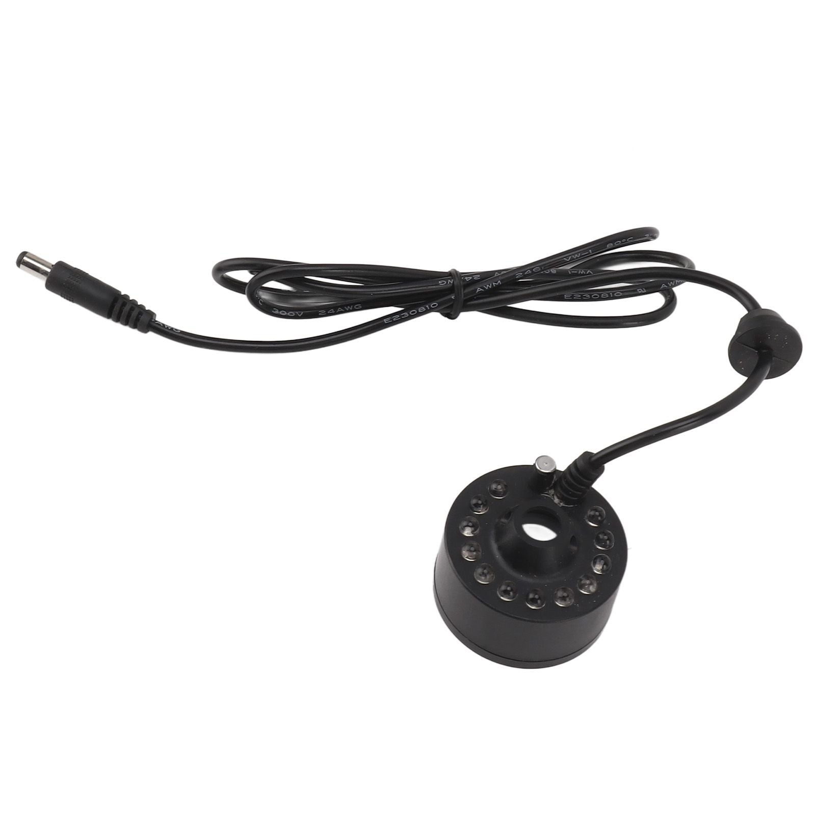 Mist Maker 12LED Beads Colorful DC 5V Interface Waterproof Ultrasound Water Fountain Fogger for Pond Halloween Party