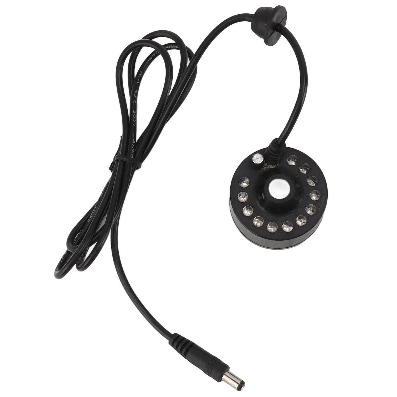 Mist Maker 12LED Beads Colorful DC 5V Interface Waterproof Ultrasound Water Fountain Fogger for Pond Halloween Party