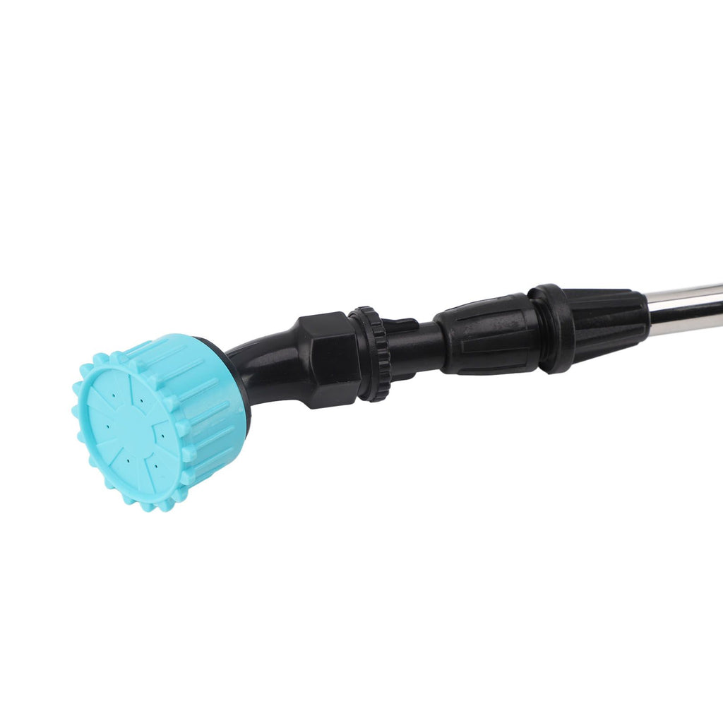 Battery Powered Sprayer 5L Rechargeable Portable Electric Garden Sprayer with Telescopic Wand and Shoulder Strap for Home Lawn Blue