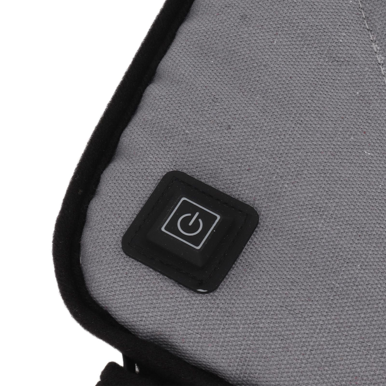 Portable Heated Seat Cushion USB Heated Seat Cushion Adjustable Temperature Heated Chair Cushion for Fishing Camping Light Gray