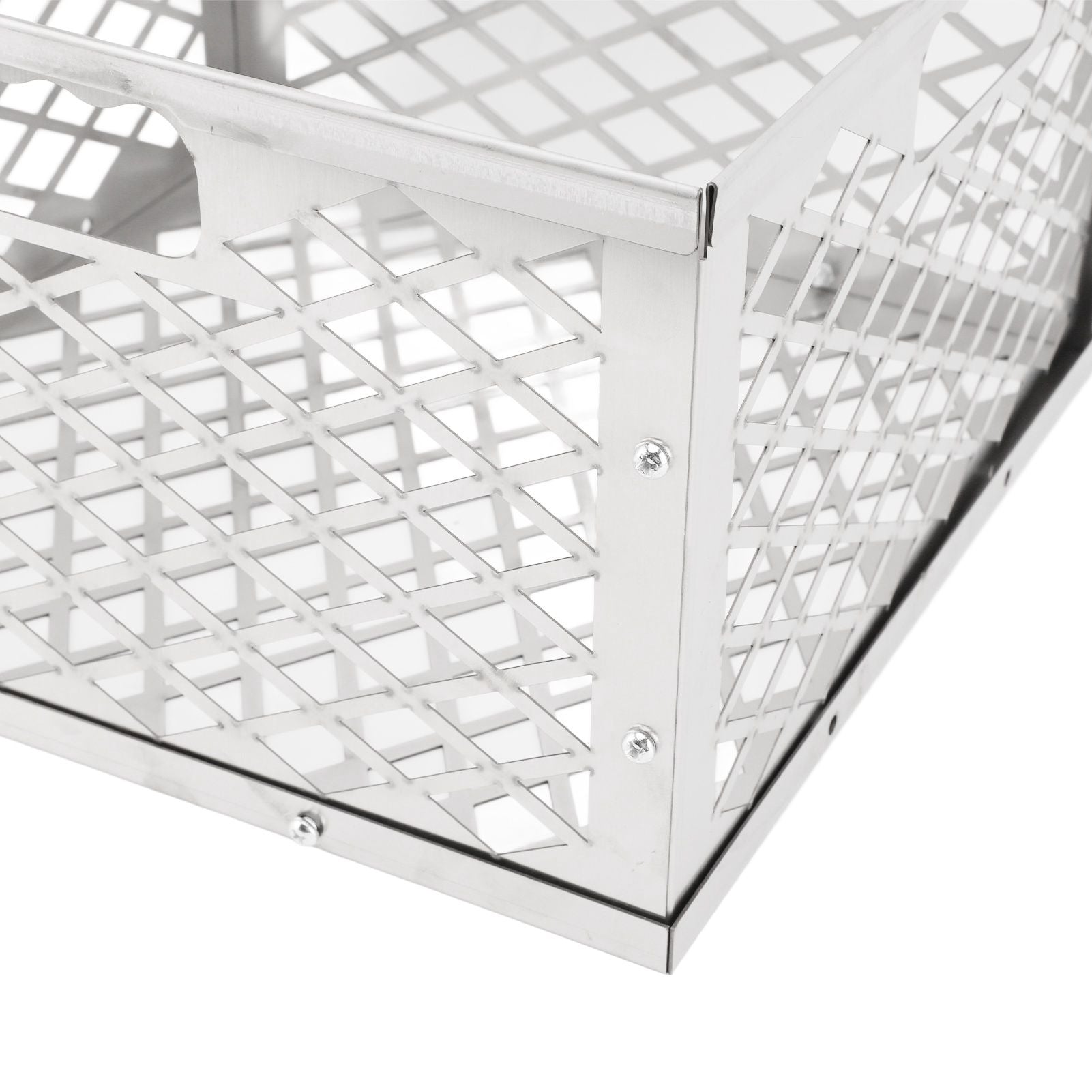 Charcoal Basket Detachable Design Portable Rugged Durable Stainless Steel Charcoal Fire Basket for Barbecue