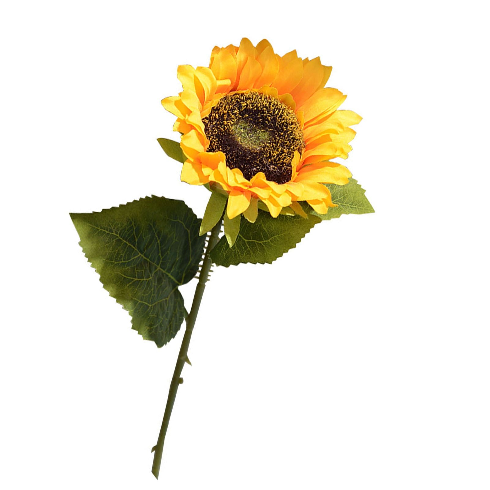 Simulation Sunflower Pastoral Style Artificial Flower False Silk Sunflower for Home Decoration Yellow