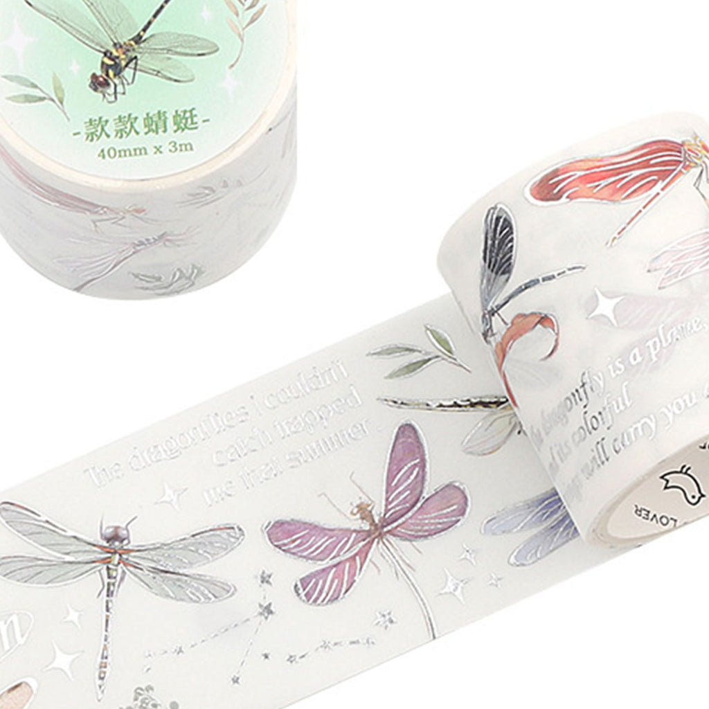 Decorative Tapes Strong Adhesion Silver Feather Plants Versatile Hand Account Decorative Tape for Notebooks Photo Album DIY