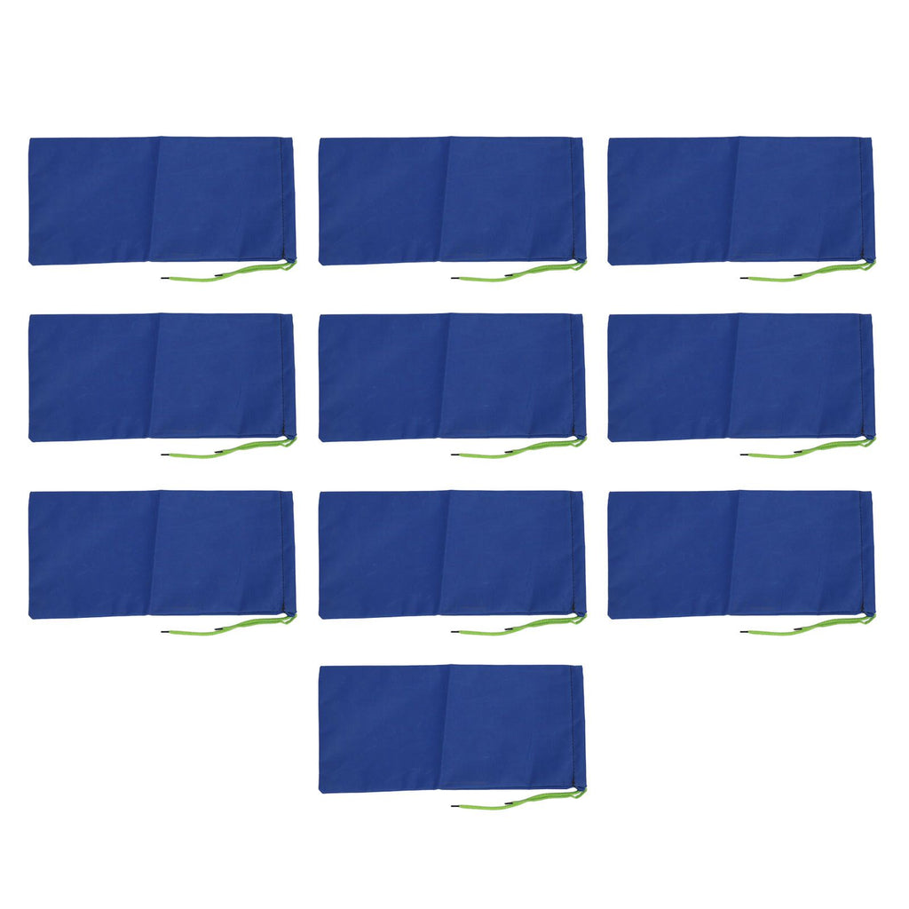 10Pcs Water Activated Flood Barriers Drawstring Flood Prevention Sand Bag for Gate Garage Basement