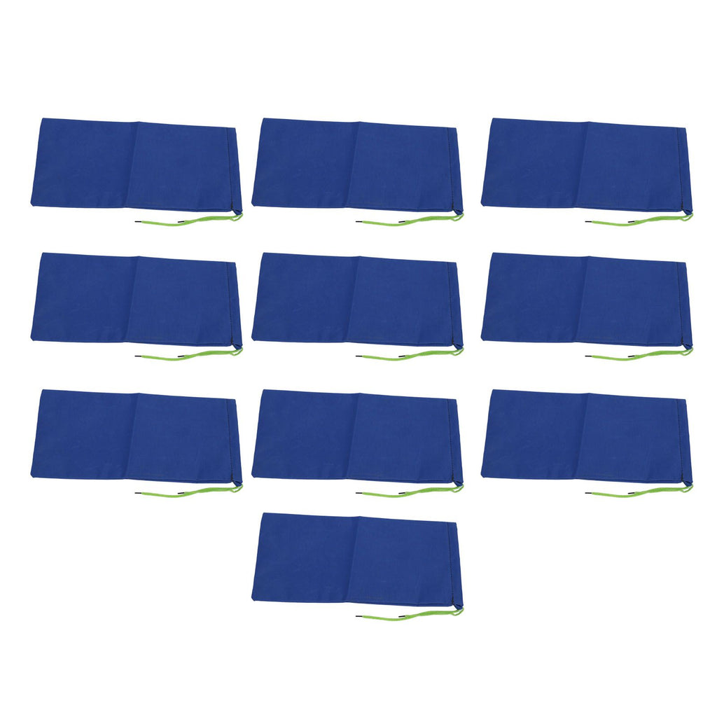 10Pcs Water Activated Flood Barriers Drawstring Flood Prevention Sand Bag for Gate Garage Basement