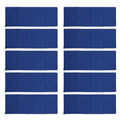 10pcs Flood Sandbags 600D Polyester Flood Prevention Bag Reusable Flood Barrier Bag for House Door Window Garage Basement Dark Blue