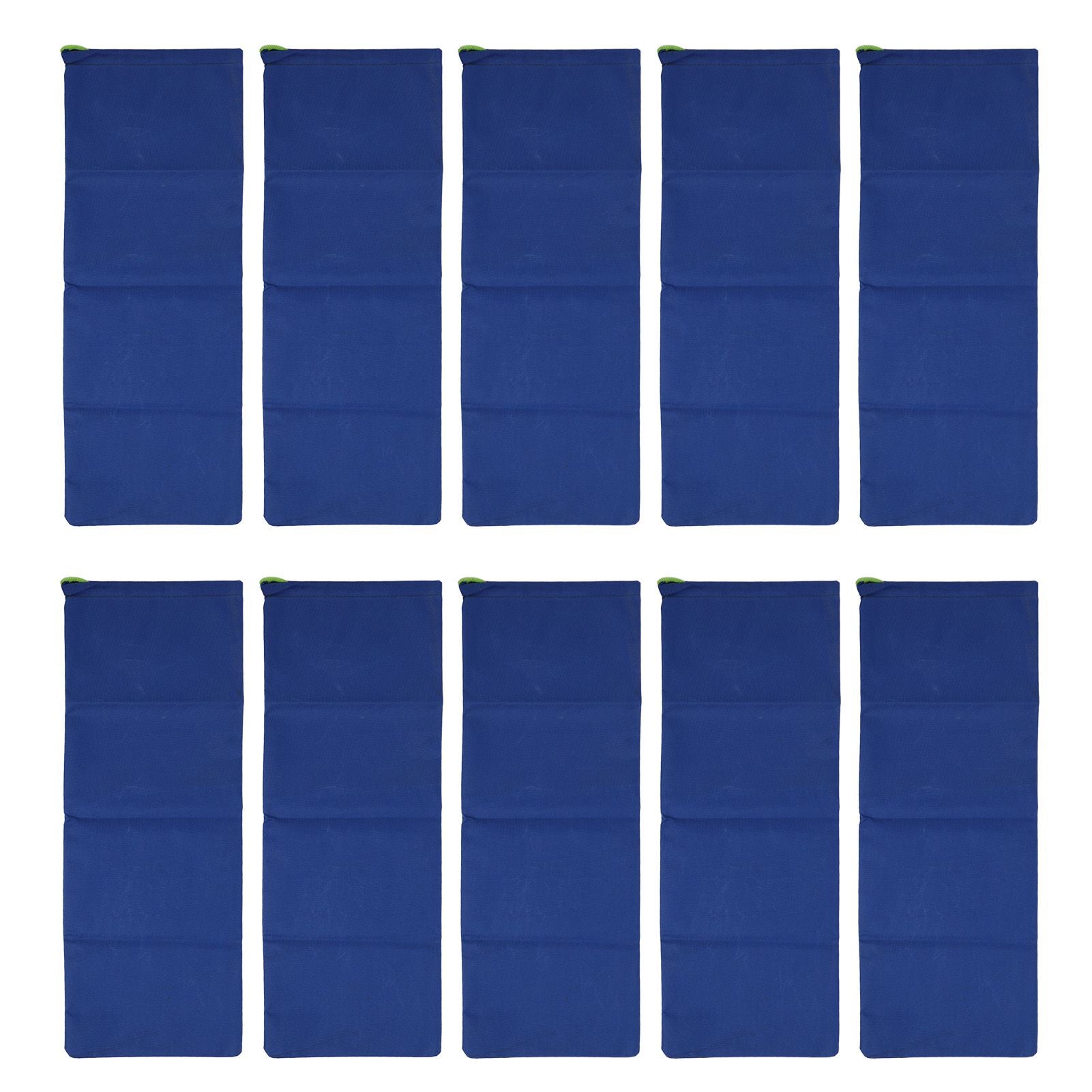 10pcs Flood Sandbags 600D Polyester Flood Prevention Bag Reusable Flood Barrier Bag for House Door Window Garage Basement Dark Blue