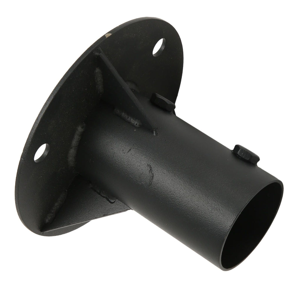 Chain Link Fence Pole Floor Flange Base Flange Heavy Solid Fence Post Concrete Mount for Holding Fence Mailbox Flag Round Posts 52mm / 2.0in