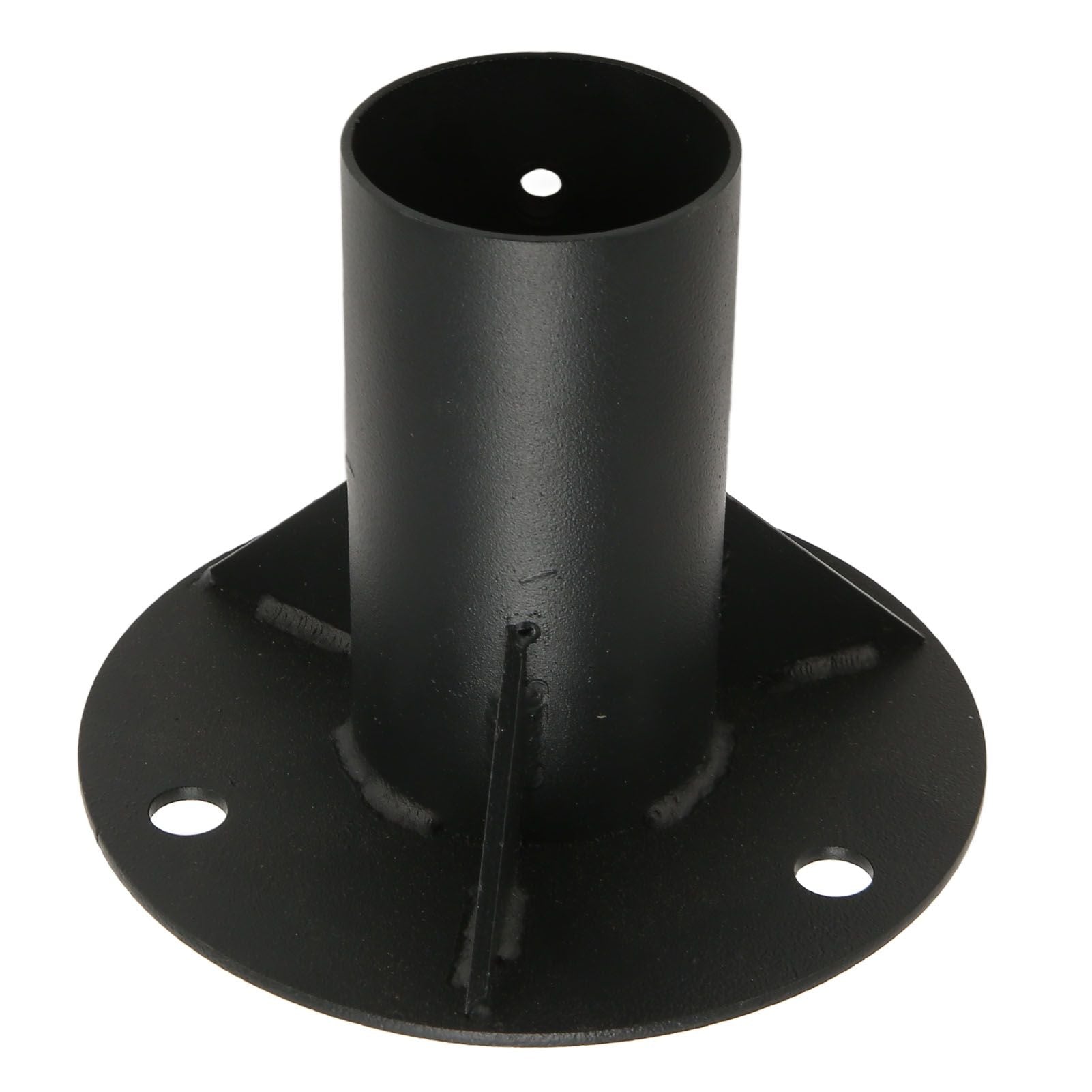 Chain Link Fence Pole Floor Flange Base Flange Heavy Solid Fence Post Concrete Mount for Holding Fence Mailbox Flag Round Posts 52mm / 2.0in
