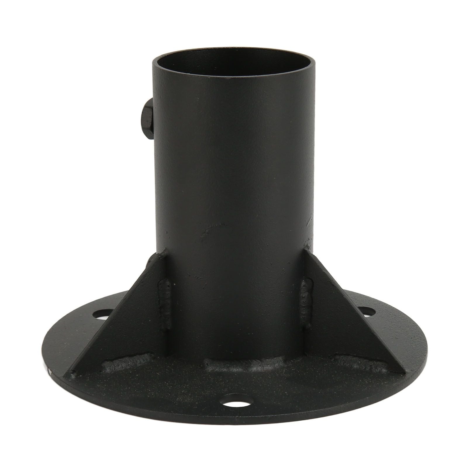 Chain Link Fence Pole Floor Flange Base Flange Heavy Solid Fence Post Concrete Mount for Holding Fence Mailbox Flag Round Posts 52mm / 2.0in