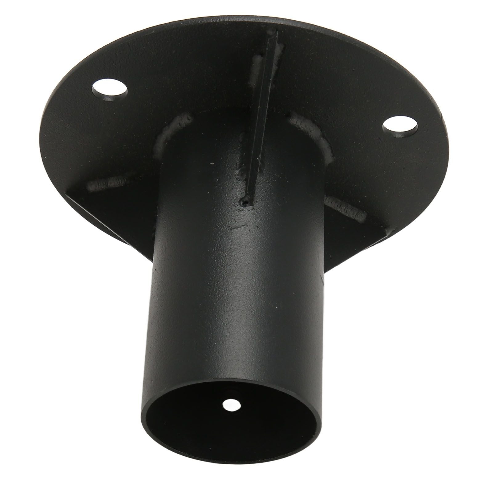 Chain Link Fence Pole Floor Flange Base Flange Heavy Solid Fence Post Concrete Mount for Holding Fence Mailbox Flag Round Posts 65mm / 2.6in