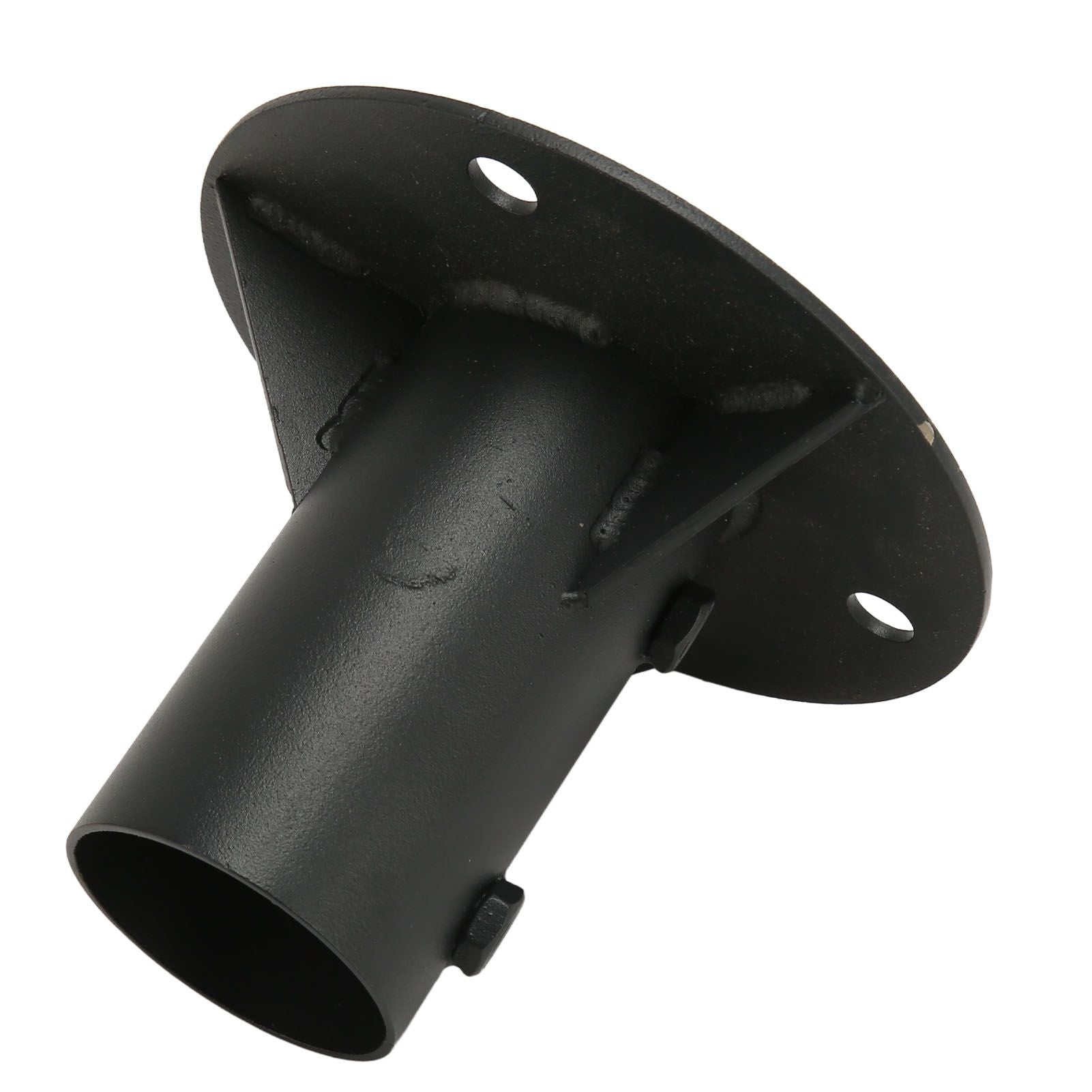 Chain Link Fence Pole Floor Flange Base Flange Heavy Solid Fence Post Concrete Mount for Holding Fence Mailbox Flag Round Posts 65mm / 2.6in