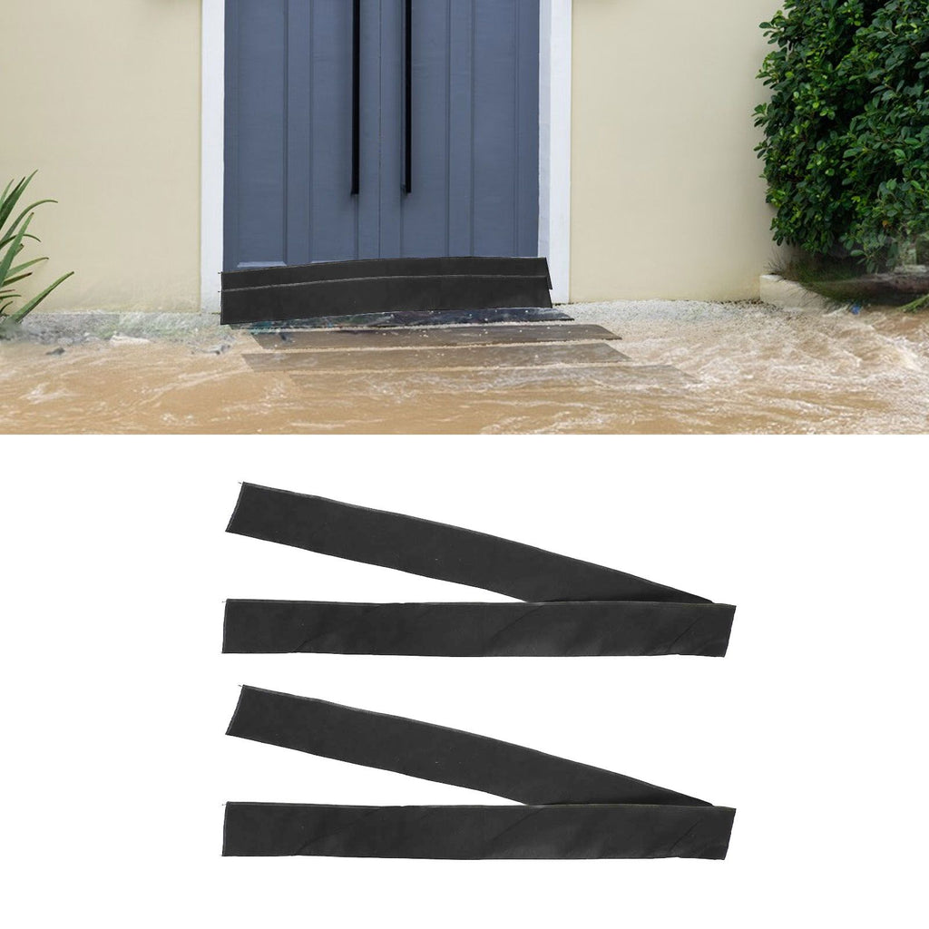 2pcs Flood Barriers Nonwoven Absorbent Resin Water Absorbent Expansion Bag Reusable Dam Bag for Garage Basement