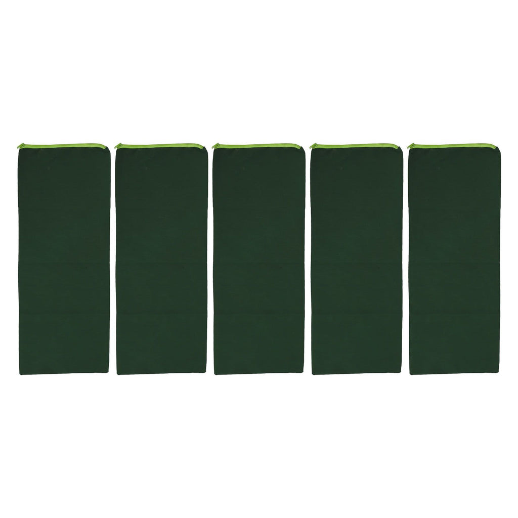 5PCS Flood Barriers Thickened Reusable Zipper Organic Silicone Flood Protection Sand Bags for Home Garage Doors Windows