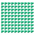 100Pcs 6mm Plastic Greenhouse Film Clamps Pipe Clamps Greenhouse Covering Accessories for Fixing