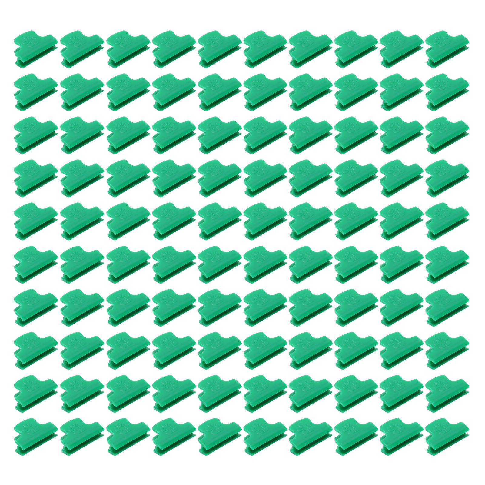 100Pcs 6mm Plastic Greenhouse Film Clamps Pipe Clamps Greenhouse Covering Accessories for Fixing