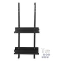 Wall Shower Shelf Large Space Metal Hanging Shower Organizer Rack with Suction Cup for Bathroom Toilet Type A Double Layer