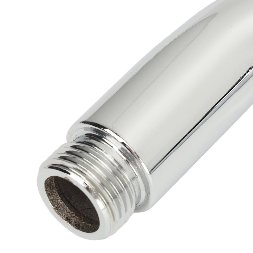Shower Head Extension with Flange S Shape Shower Arm Wall Mount Rotatable Stainless Steel Shower Pipe for Bathroom Electroplate