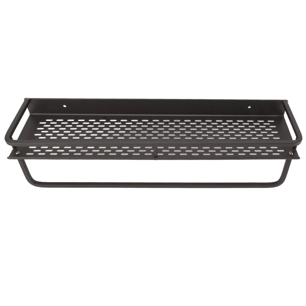 Shower Caddy Grey Shower Organizer Shelf Easy Install Aluminium Alloy Large Capacity Shower Accessory for Bathroom Home 50cm / 19.7in