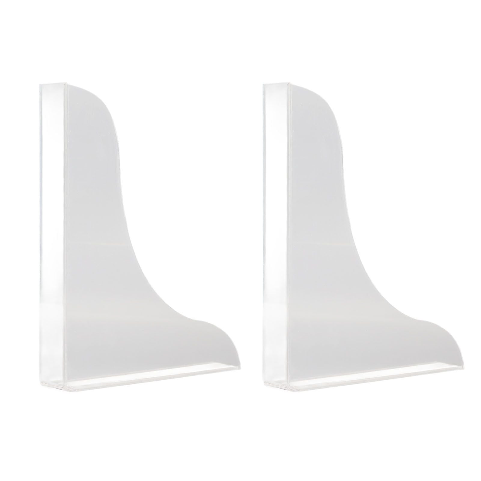 2 Pcs Bathtub Splashing Guard Acrylic Shower Tub Corner Water Blocking Plate for Bathroom Kitchen Sink