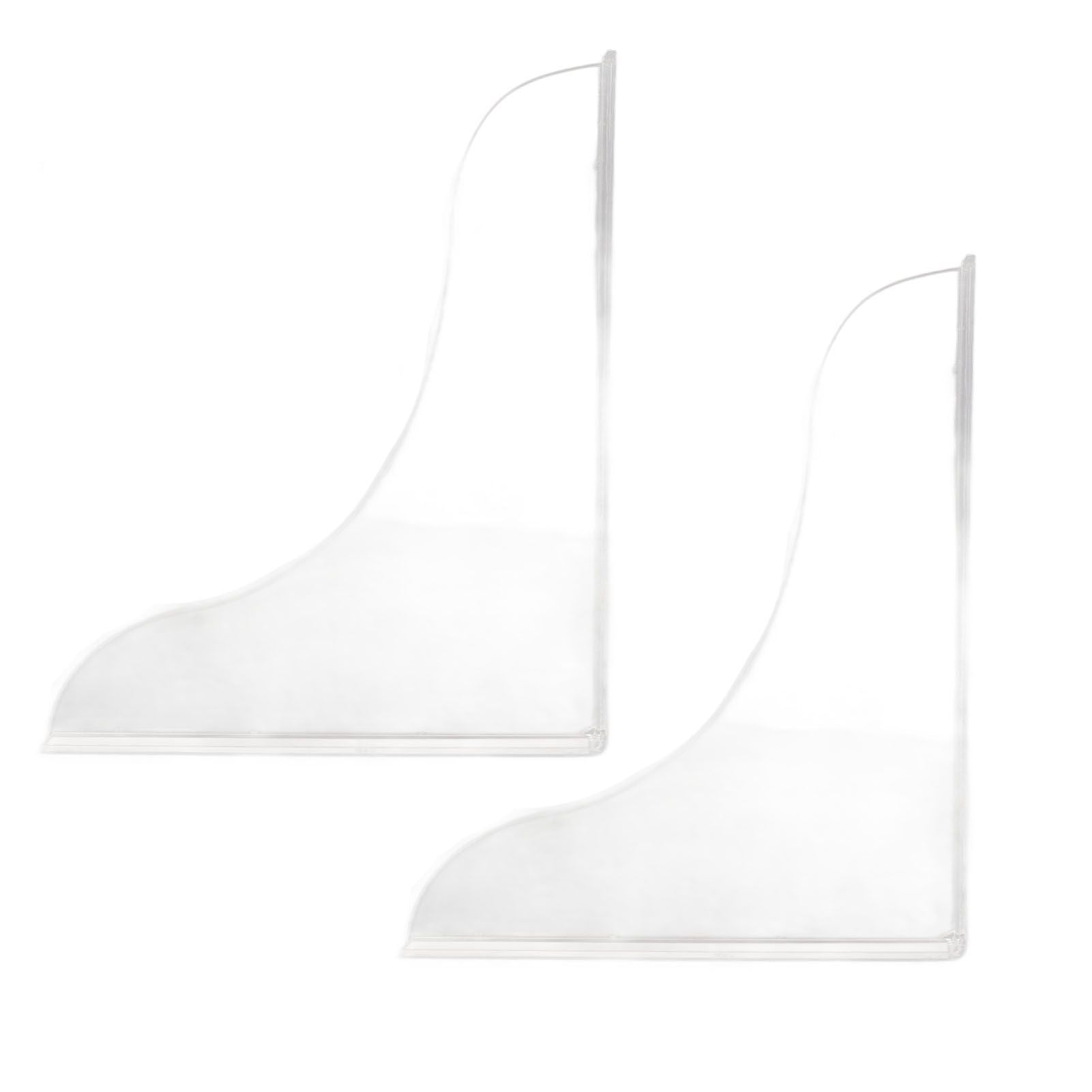 2 Pcs Bathtub Splashing Guard Acrylic Shower Tub Corner Water Blocking Plate for Bathroom Kitchen Sink