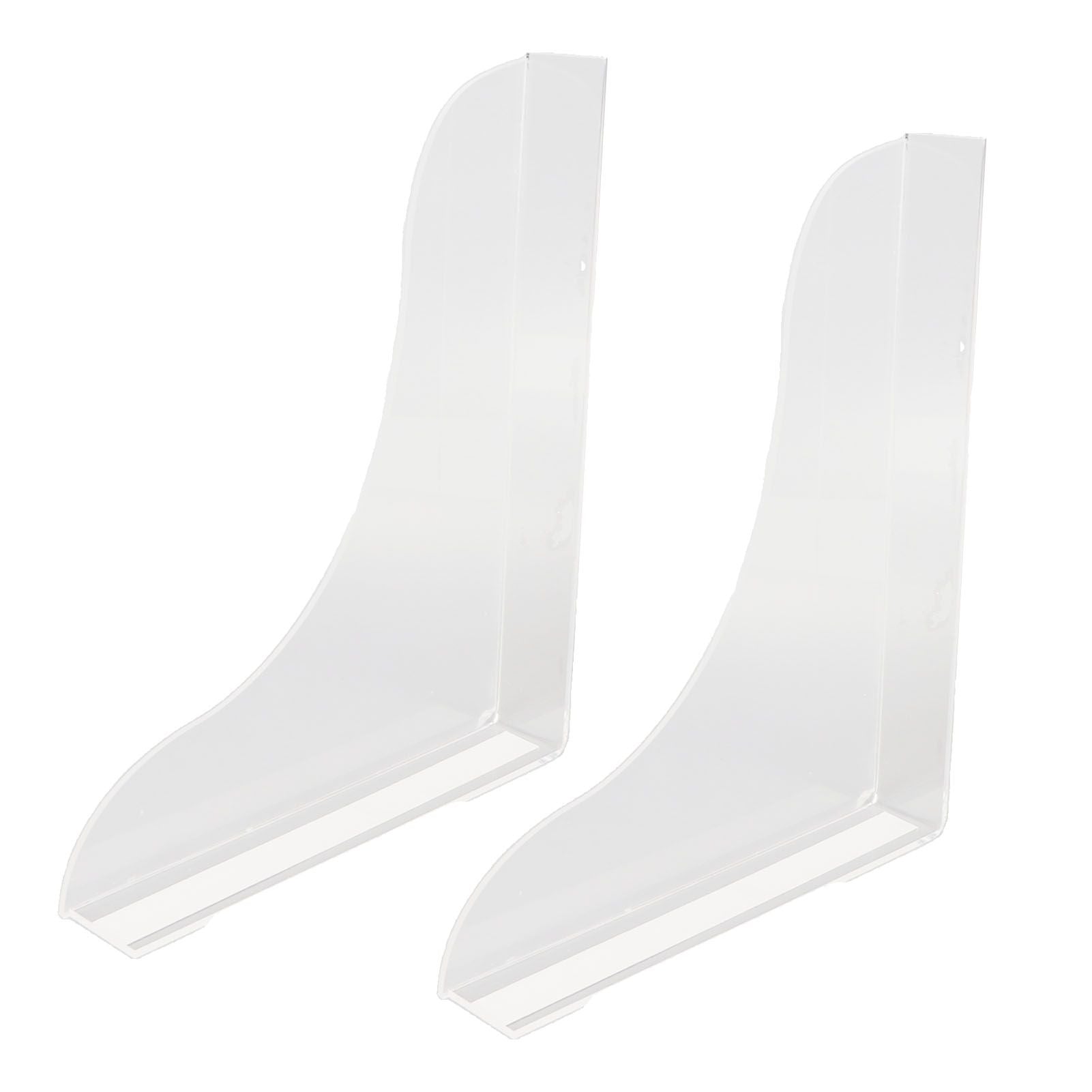 2 Pcs Bathtub Splashing Guard Acrylic Shower Tub Corner Water Blocking Plate for Bathroom Kitchen Sink