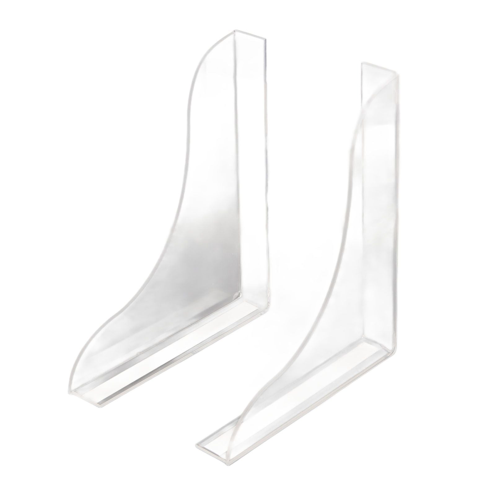 2 Pcs Bathtub Splashing Guard Acrylic Shower Tub Corner Water Blocking Plate for Bathroom Kitchen Sink