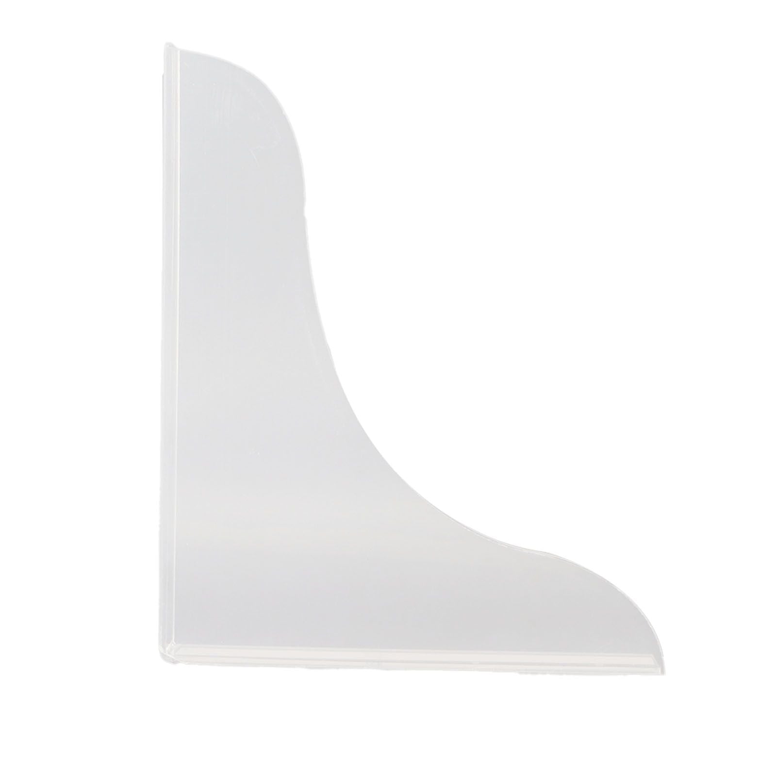 2 Pcs Bathtub Splashing Guard Acrylic Shower Tub Corner Water Blocking Plate for Bathroom Kitchen Sink