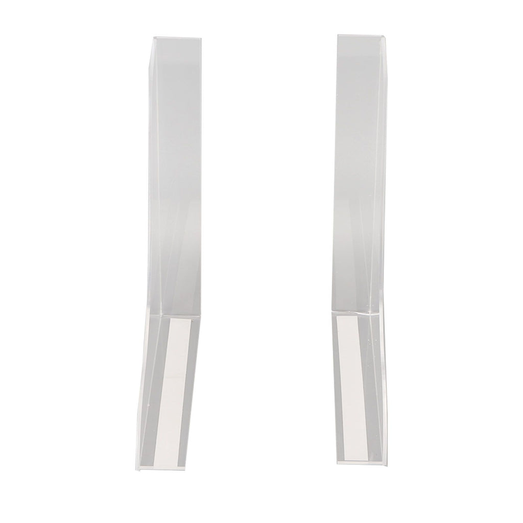 2 Pcs Bathtub Splashing Guard Acrylic Shower Tub Corner Water Blocking Plate for Bathroom Kitchen Sink
