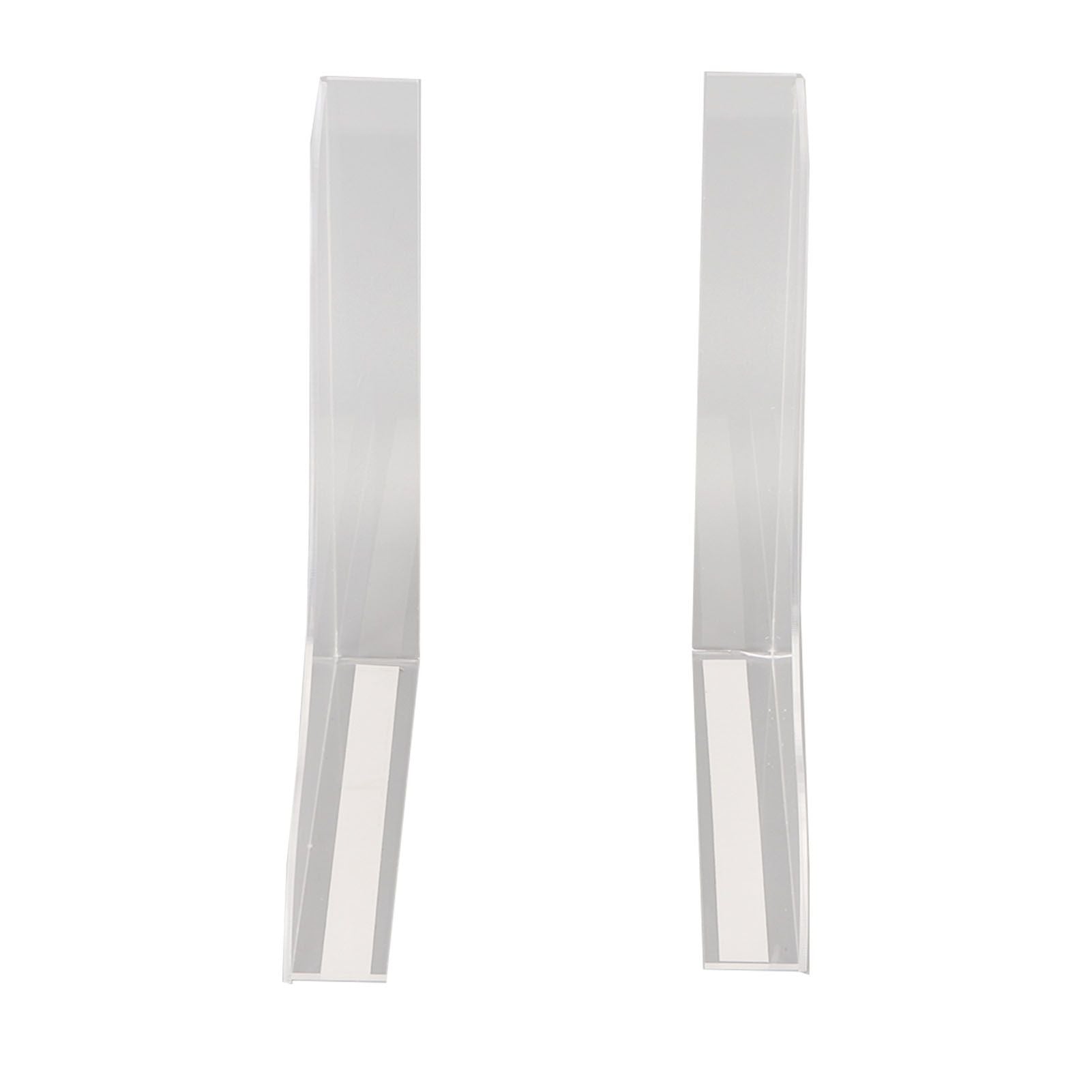 2 Pcs Bathtub Splashing Guard Acrylic Shower Tub Corner Water Blocking Plate for Bathroom Kitchen Sink