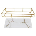 Bathroom Vanity Tray Modern Stylish Anti Slip Kitchen Sink Countertop Storage Organizer S White