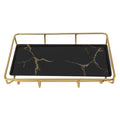 Bathroom Vanity Tray Modern Stylish Anti Slip Kitchen Sink Countertop Storage Organizer L Black