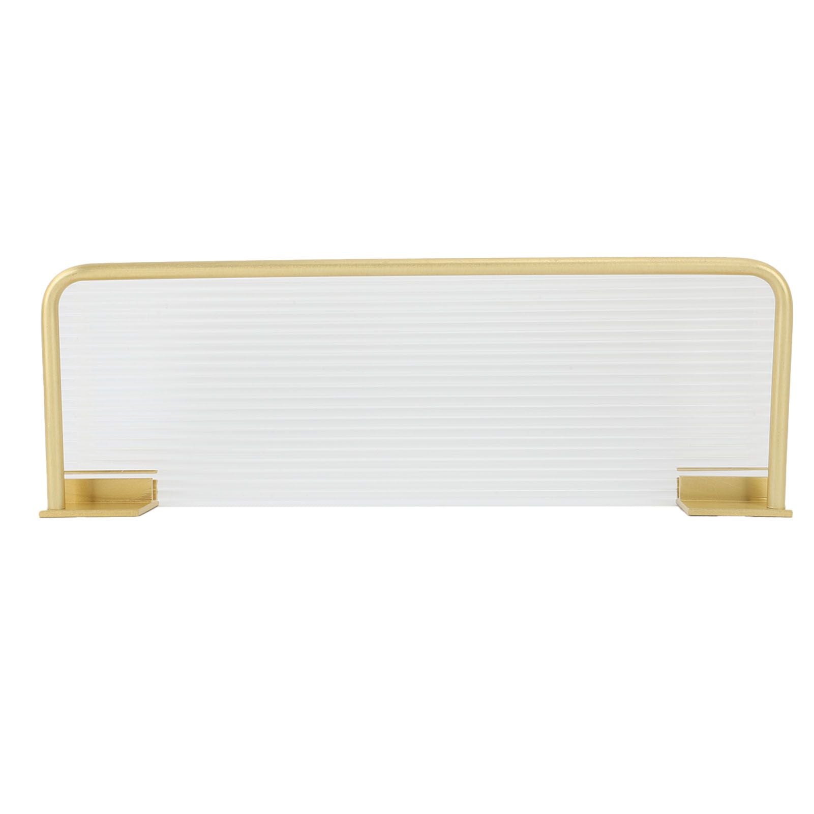 Floating Shelf Space Aluminum Acrylic Wall Mounted Decorative Storage Shelf for Kitchen Bathroom Living Room Bedroom Gold