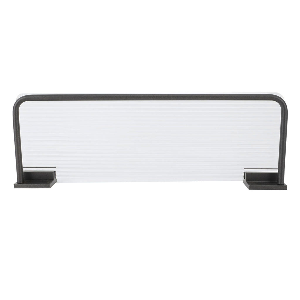 Floating Shelf Space Aluminum Acrylic Wall Mounted Decorative Storage Shelf for Kitchen Bathroom Living Room Bedroom Black